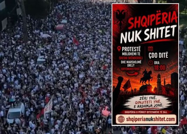 “Shqipëria nuk shitet”, sot protesta e tetë në Tiranë: Rama të japë dorëheqje!