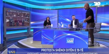 “S’më bëni dot të shaj Ramën”, Albatros Rexha përplaset me Sidorela Gjonin për intervistën me kryeministrin, largohet nga studio: Bullizuese…