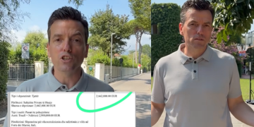 ‘E bleva 2.9 mln euro dhe e shita 15’, Shehaj sfidon politikanët nga vila në Itali: Dilni dhe bëni transparencë