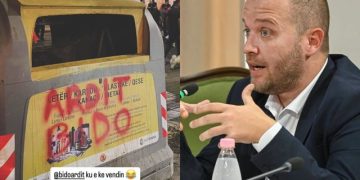 Deputeti socialist: Shqipërinë do e bëjmë ne shqiptarët, jo protestuesit anti-shqiptarë. Ata do i hedhë në koshin e plehrave historia