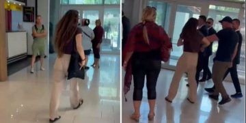“Idiot je vetë”, aktivistja kap në befasi deputetët te qendra tregtare: Të shitur, lironi Shqipërinë! (VIDEO)