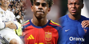 Në stilin “alla Cristiano Ronaldo” dhe me “manita” ndaj Francës, Lamine Yamal bën që Mbappe të “dridhet”